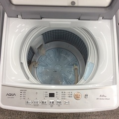 【高年式】5kg全自動洗濯機 AQUA ｱｸｱ AQW-S5R 5kg 2025年製:ホワイトの画像