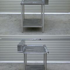 ≪zyt2557ジ≫ マルゼン ステンレス製 ソイルドテーブル 幅110cm 奥行70cm 食洗機用作業台/業務用/中古厨房機器/宮城県仙台市 71029-01の画像