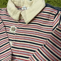 ✨👖【サイズ80ジーパン中心】おしゃれ小さな体を可愛く魅せるセット／ベビーミッキー長袖・ベスト・ロンパース2枚付き♪まとめてお得✨の画像