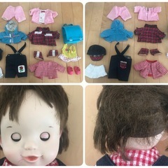 ぽぽちゃん人形　お着替えセット付きの画像