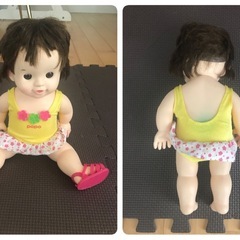 ぽぽちゃん人形　お着替えセット付きの画像