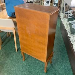 イタリア 木製 5段チェスト 象嵌細工 猫脚 家具 アンティーク インテリア 札幌 東区の画像