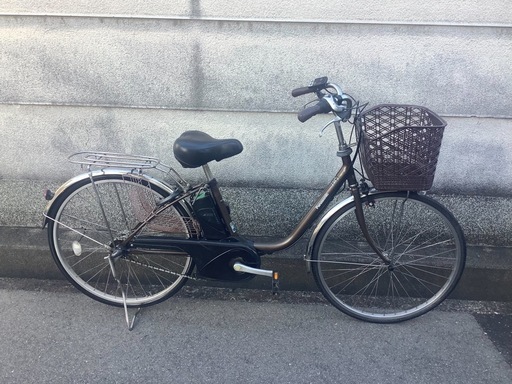 732  パナソニック新機種電動アシスト自転車viviTX26インチブラウンボディー