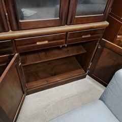 【リサイクルショップどりーむ天保山店】No.4927　食器棚　写真参照🎵　大きめサイズ　お手頃価格で販売中🎵の画像