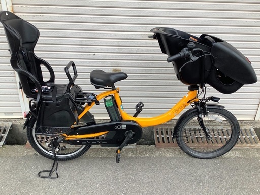 733  ヤマハ新機種電動アシスト自転車pasBabby20インチイエローアルミボディー