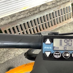 733  ヤマハ新機種電動アシスト自転車pasBabby20インチイエローアルミボディーの画像
