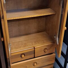 【リサイクルショップどりーむ天保山店】No.4875　食器棚・棚　使い道色々🎵　写真参照🎵　コンパクトサイズ使い勝手抜群🎵の画像