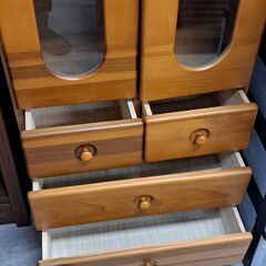 【リサイクルショップどりーむ天保山店】No.4875　食器棚・棚　使い道色々🎵　写真参照🎵　コンパクトサイズ使い勝手抜群🎵の画像