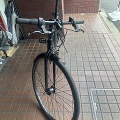 700ｃ　軽量アルミフレーム　6speed　LEDオートライト　フェンダー付き　ブラックの画像