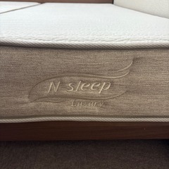 （美品）ニトリ　クイーンマットレス・ベットフレーム　Nスリープ の画像