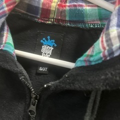 レア　《 stussy 》　キッズ服　100サイズ　トップス　パーカー　パイル生地の画像