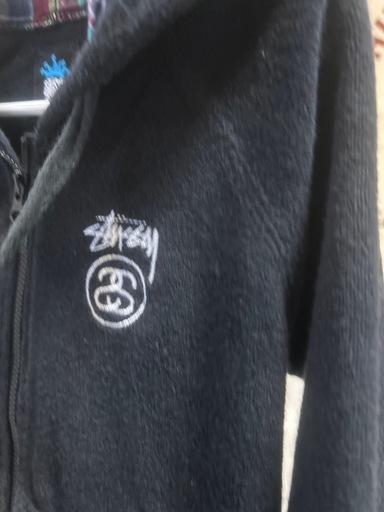 レア　《 stussy 》　キッズ服　100サイズ　トップス　パーカー　パイル生地