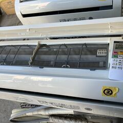 2024年製！②日立 ルームエアコン クーラー 冷房2.2kw 暖房2.2kw 100V RAS-AC22N(W) の画像