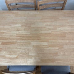 ジモティー特別価格🉐 N1170★ダイニング5点セット★ダイニングテーブル★テーブル★幅1100mmの画像