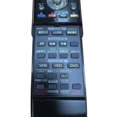 【極美品】SHARP AQUOS HI-VISION RECORDER リモコンの画像