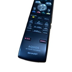 【極美品】SHARP AQUOS HI-VISION RECORDER リモコンの画像