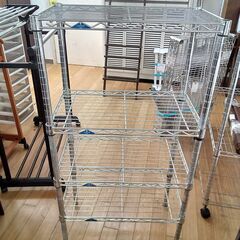 ★リユースのサカイつくば店★TK7270 ルミナス シルバーラック シルバー H120×D36×W61 クリーニング済みの画像