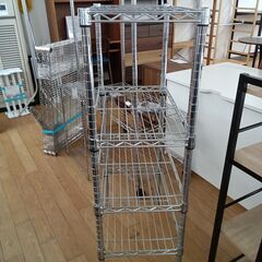 ★リユースのサカイつくば店★TK7270 ルミナス シルバーラック シルバー H120×D36×W61 クリーニング済みの画像