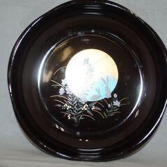 [1712] 月うさぎ 茶菓揃 菓子鉢 お盆 湯呑み 7点セット トレイ 兎の画像