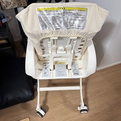 ハイロー ベビーラック ハイローチェア 新生児 簡易ベッド 手動 スイングの画像