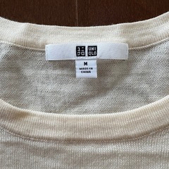 ユニクロ　セーター　未使用の画像