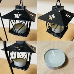 アンティーク　スノーマンの置きもの　キャンドル　クリスマスの画像