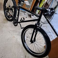 【リサイクルショップどりーむ天保山店】No.541　自転車　27インチ　ハットバイク　7段切り替え付き🎵　美品ですよ～🎵の画像