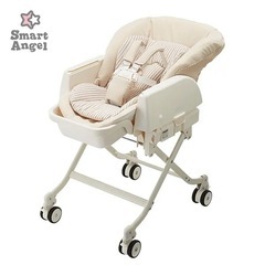 ハイロー ベビーラック ハイローチェア 新生児 簡易ベッド 手動 スイングの画像