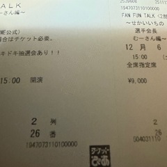 FANFUNTALKせかいいちの選手会長むーさん編の画像