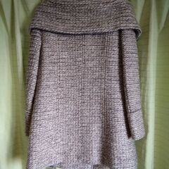 ウィンターコート　小顔、細見えシルエット、　の画像