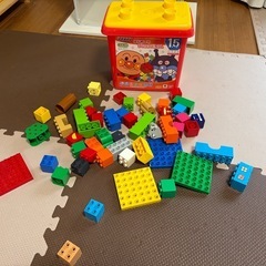 アンパンマン　はじめてのブロックバケツLの画像