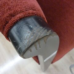 ジモティー割引🏷️【ジャングルジャングル 岸和田和泉インター店】アダル 二人掛けソファ レッド 和泉市 堺市 岸和田市 泉大津市 高石市 泉北郡忠岡町の画像