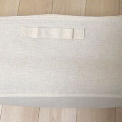 無印良品　ポリエステル綿麻混　ソフトボックス　衣装ケース59×39×23ｃｍ　の画像