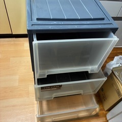 TOP CASE G 黒色×2個 ブルーグレー色×１こ個の画像