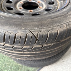 デイトナスチールホイール4本
タイヤはオマケの画像