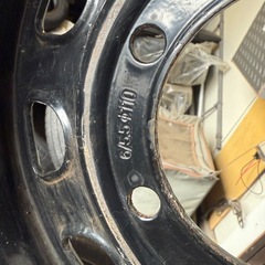 デイトナスチールホイール4本
タイヤはオマケの画像