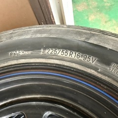 デイトナスチールホイール4本
タイヤはオマケの画像