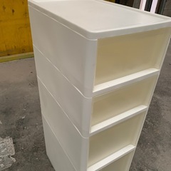 プラスチック製収納チェスト　4段の画像