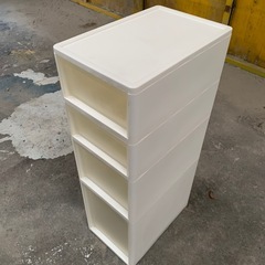プラスチック製収納チェスト　4段の画像