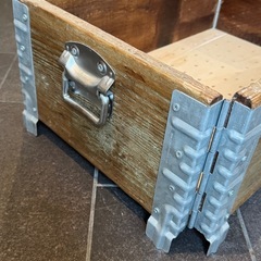 ヴィンテージバーンウッド　スタッキングラック　木箱の画像