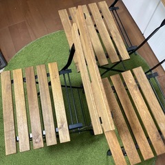 IKEA　折りたたみチェア3脚の画像