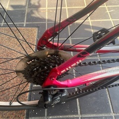 CANNONDALE キャノンデール自転車　クロスバイク　赤の画像