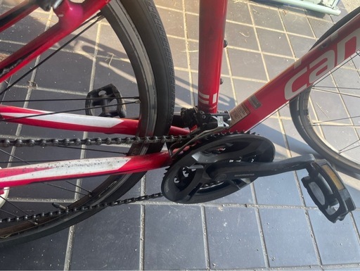 CANNONDALE キャノンデール自転車　クロスバイク　赤