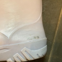 【キッズ】レインシューズ　薄紫　22cmの画像