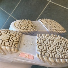 【キッズ】レインシューズ　薄紫　22cmの画像