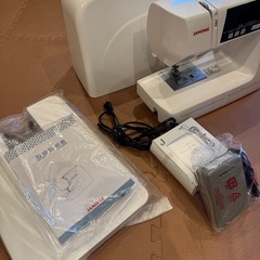 ミシン ジャノメ JN810 中古美品 足踏みコントローラー付 の画像