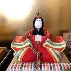 真多呂　木目込み平安雛
人形　親王飾り の画像