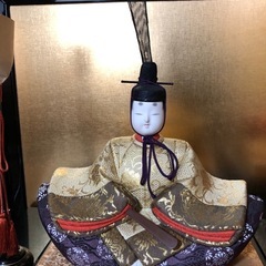 真多呂　木目込み平安雛
人形　親王飾り の画像