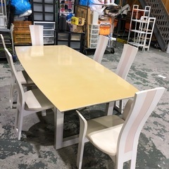 6人掛け　ダイニングセットの画像