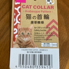 猫の首輪の画像